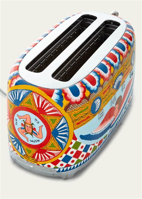 toaster dolce gabbana smeg|d&g smeg toaster.